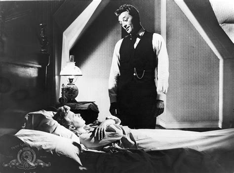 The Night of the Hunter! A chilling tale of religious fanaticism and sinister seduction starring Robert Mitchum!